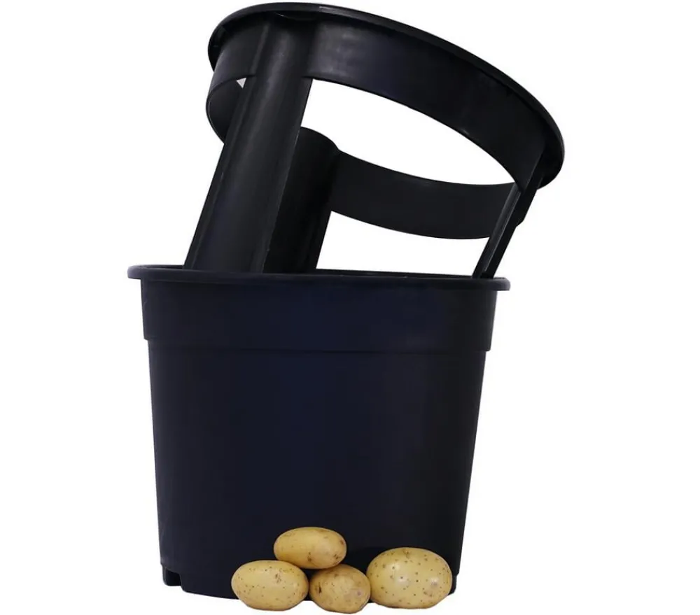 Gardenlife Anzucht Zubehör - Potato Pot, , ca. Ø30/H27 cm Schwarz