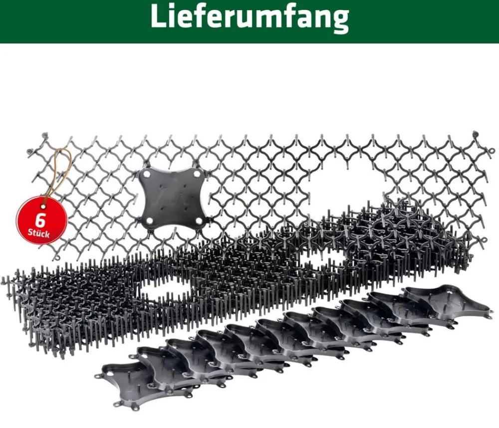 Gardigo Schädlingsbekämpfungsmittel|Insektenschutz & Fallen > Tier-Barrierestreifen, ca. B47/T15 cm, 6er-Set