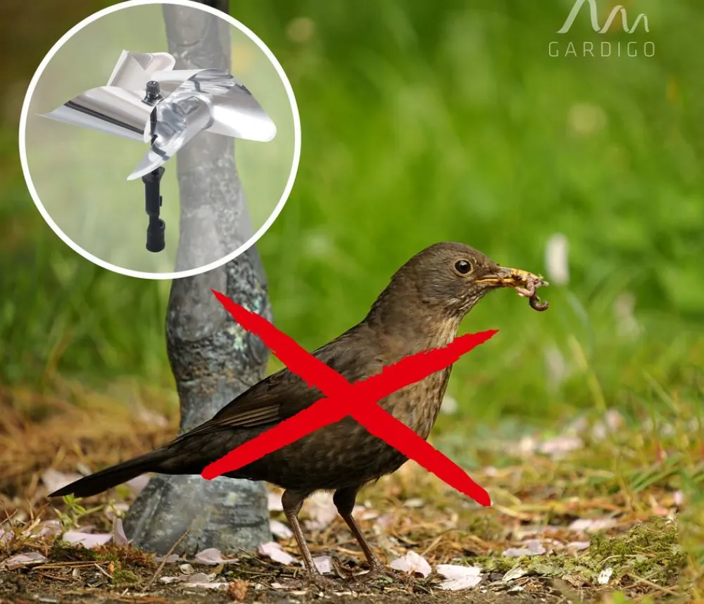 Gardigo Schädlingsbekämpfungsmittel > Vogel-Abwehr Windrad, ca. H40 cm