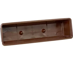 Geli Pflanzkübel & Blumenkästen - Kunststoff-Blumenkasten Braun