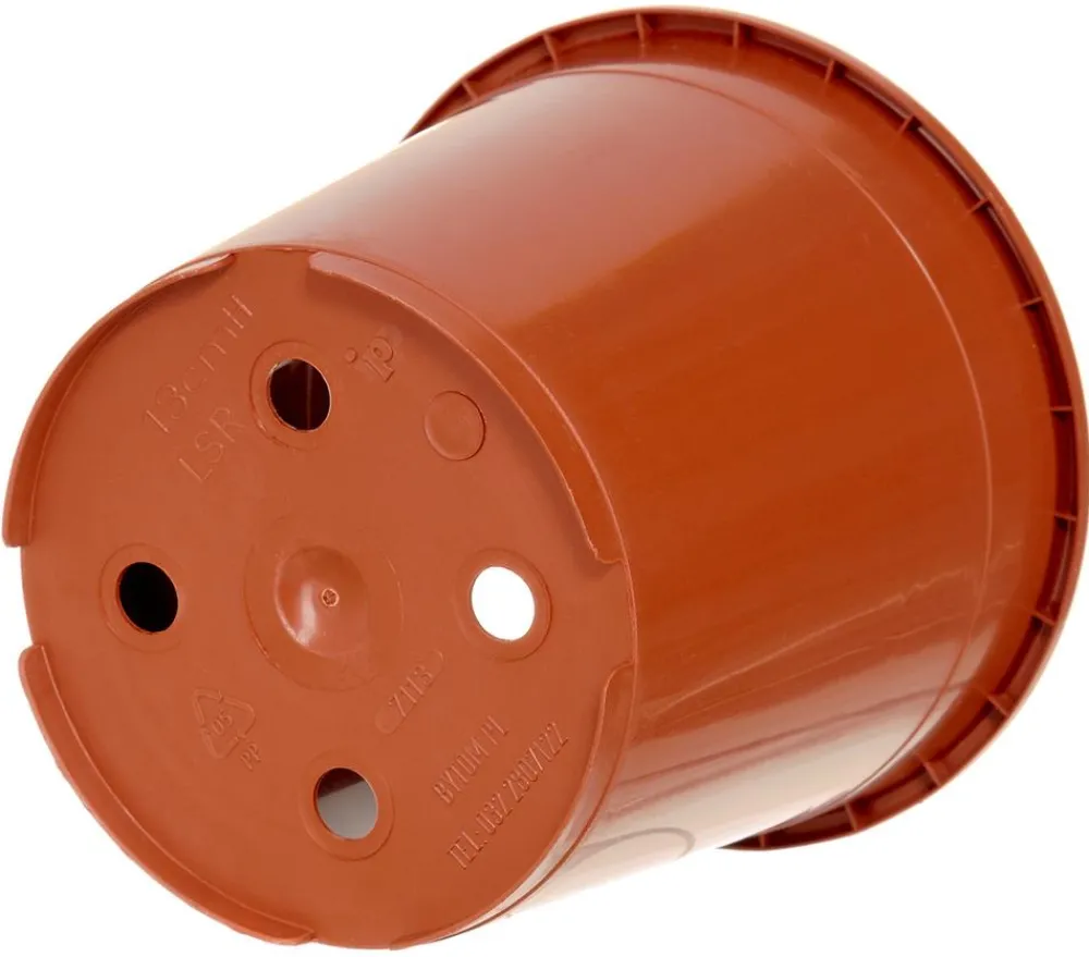 Geli Blumentöpfe & Übertöpfe > Kunststoff-Containertopf Fiore, rund, terrakotta