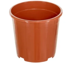Geli Kunststoff-Containertopf Fiore, rund, terrakotta Orange Discount