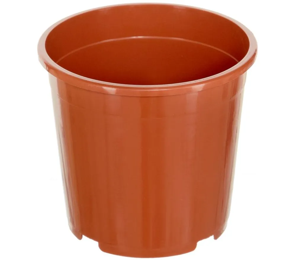 Geli Kunststoff-Containertopf Fiore, rund, terrakotta Orange Discount