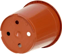 Geli Kunststoff-Containertopf Fiore, rund, terrakotta Orange Discount