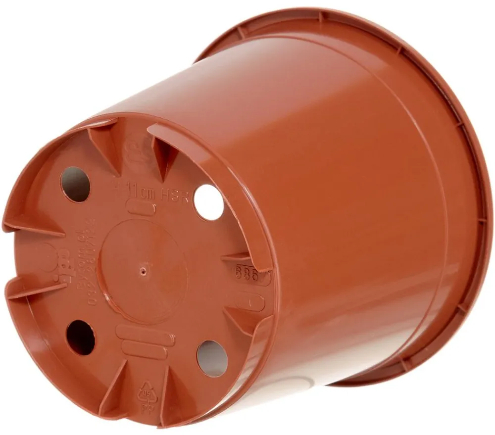 Geli Kunststoff-Containertopf Fiore, rund, terrakotta Orange Best