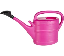 Geli Kunststoff-Gießkanne mit Gießbrause, 10 Liter Pink Hot