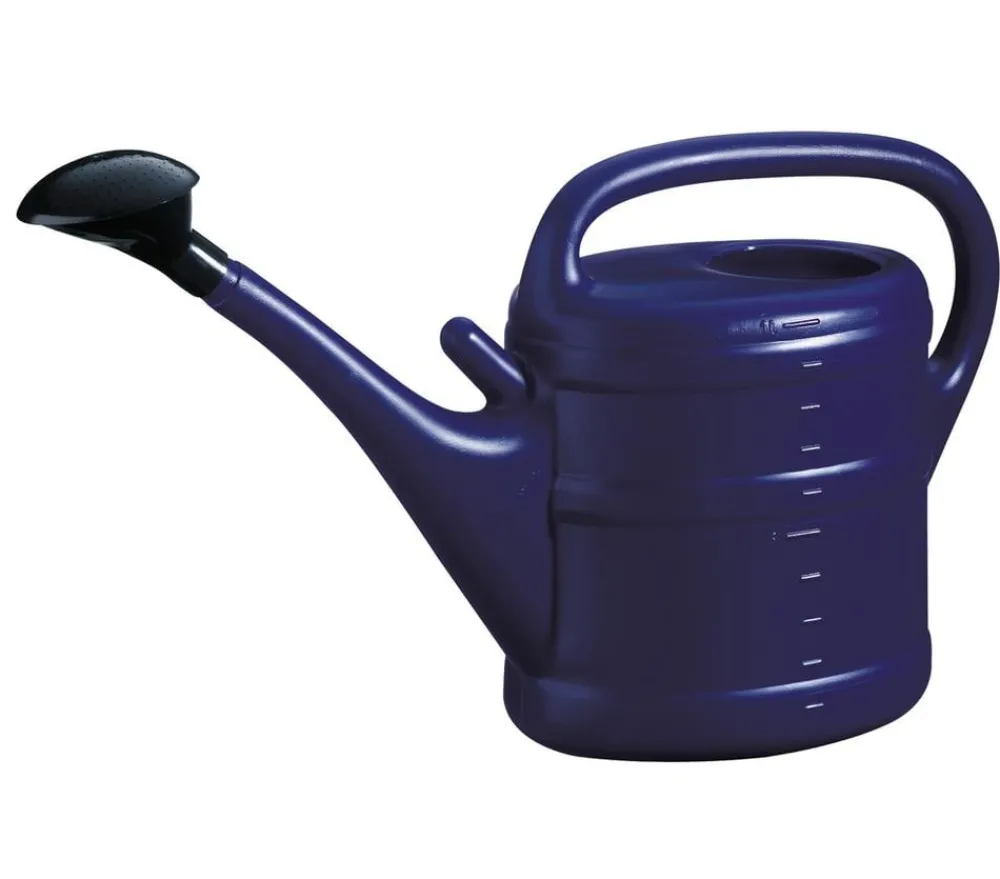 Geli Gießkannen|Gießkannen & Sprühflaschen - Kunststoff-Gießkanne mit Gießbrause, 10 Liter Dunkelblau