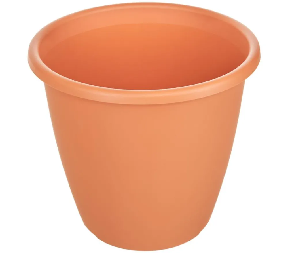 Geli Blumentöpfe & Übertöpfe - Kunststoff-Topf Nevada, rund Orange