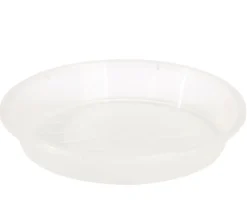 Geli Blumentopf Untersetzer - Kunststoff-Untersetzer Standard, rund, Transparent