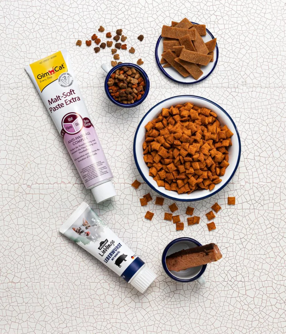 GimCat® Nahrungsergänzung Für Tiere|Nahrungsergänzung Katze - Ergänzungsfutter für Katzen Malt-Soft Paste Extra
