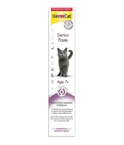 GimCat® Nahrungsergänzung Für Tiere|Nahrungsergänzung Katze - Ergänzungsfutter für Katzen Senior Paste, 50 g