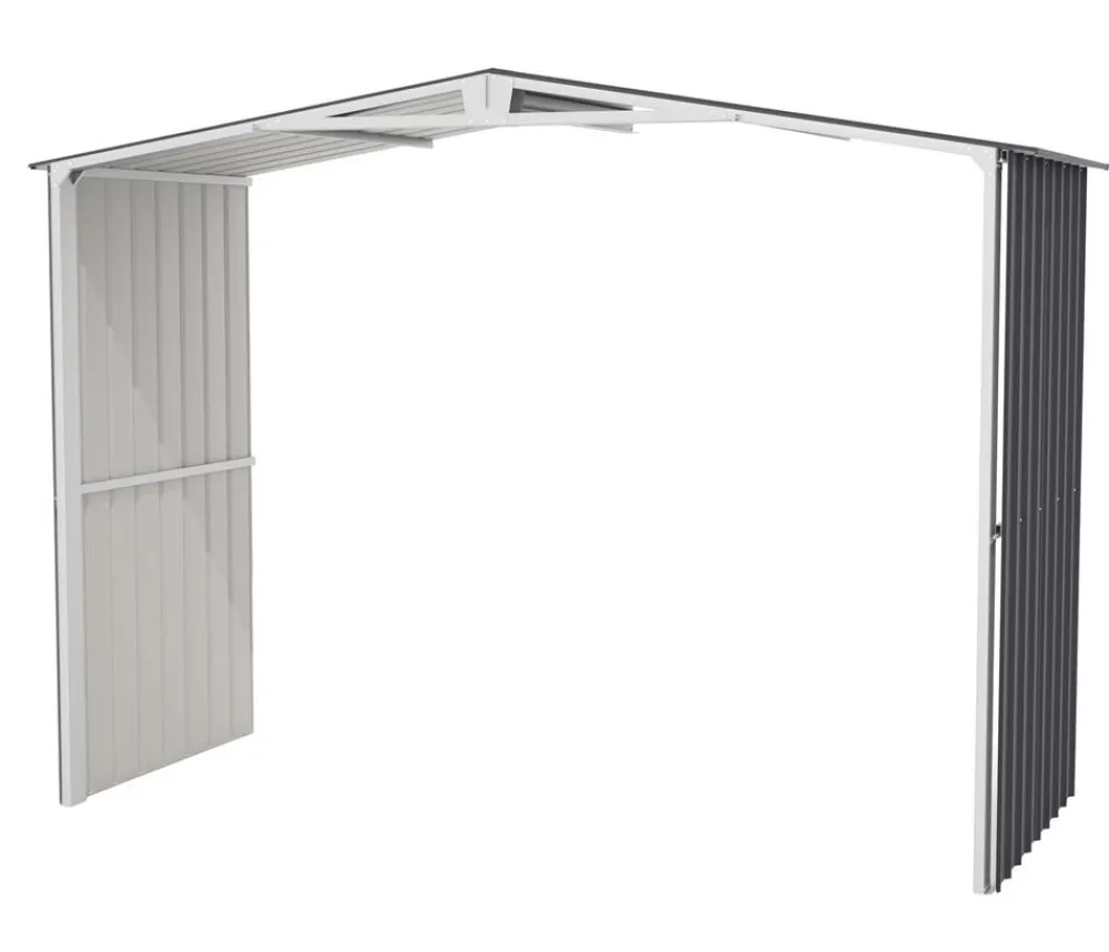 Globel Anbauten - Erweiterungselement 410 für Spacer und Craft, ca. B308/H225/T127 cm Anthrazit