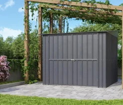 Globel Gartenschränke & Minigaragen - Fahrradgarage Platea Dunkelgrau