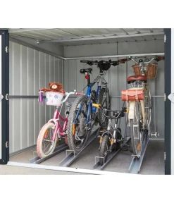 Globel Gartenschränke & Minigaragen - Fahrradgarage Platea Dunkelgrau