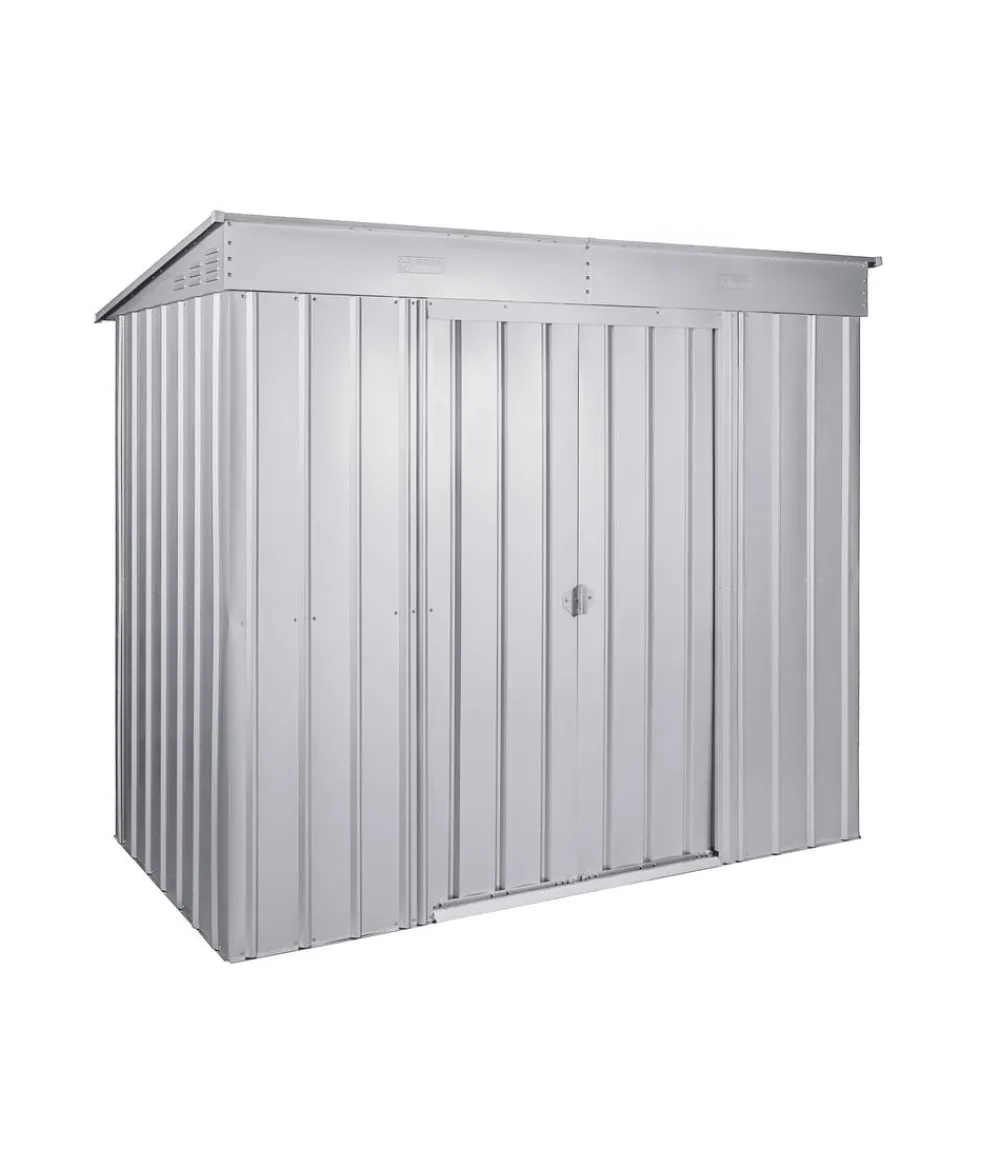 Globel Gerätehaus Planus Silber Best