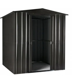 Globel Gerätehaus Somnium 65, ca. B184/H193/T154 cm Dunkelgrau Clearance