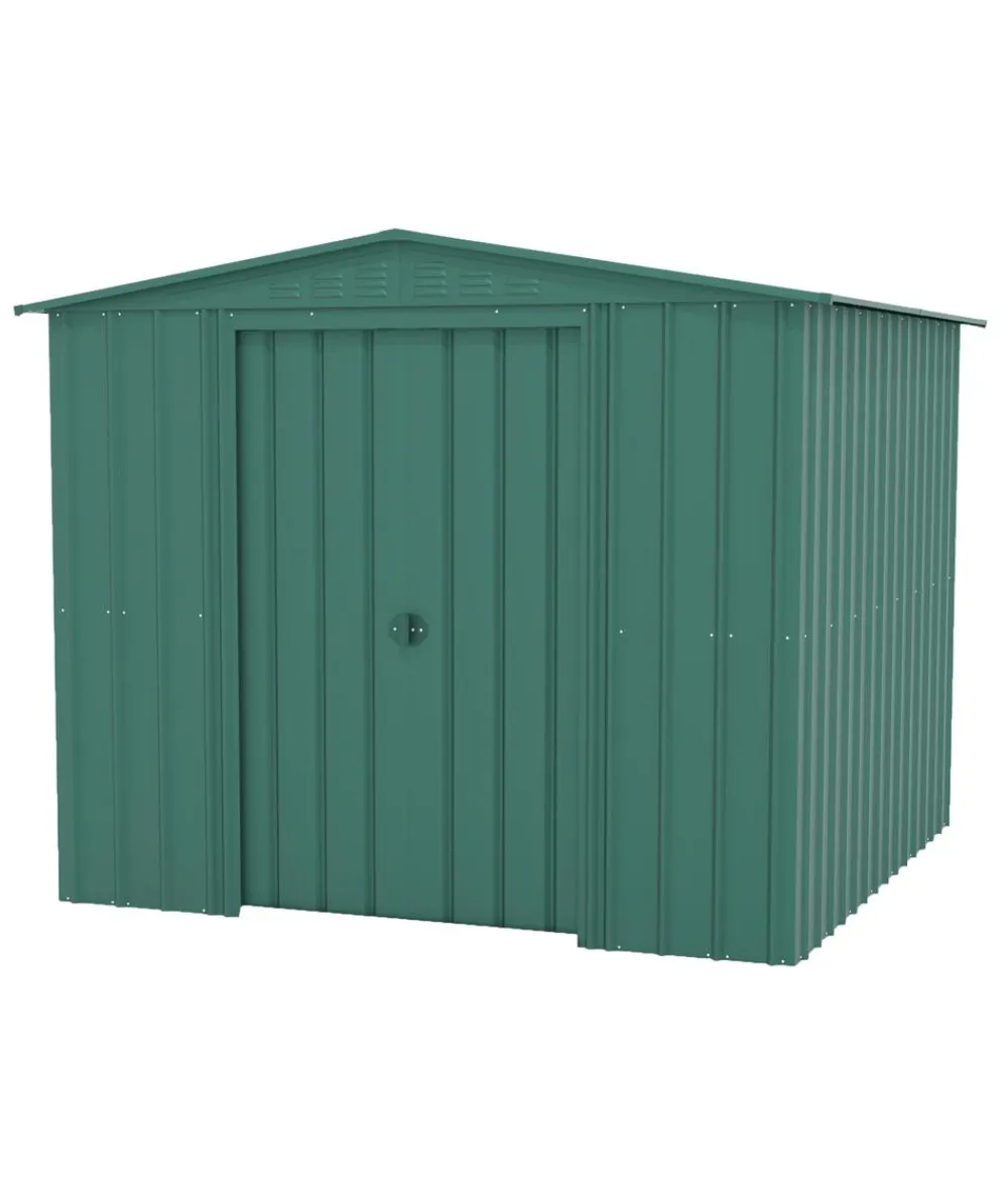 Globel Gerätehaus Somnium 88, ca. B245/H198/T247 cm Dunkelgrün Clearance