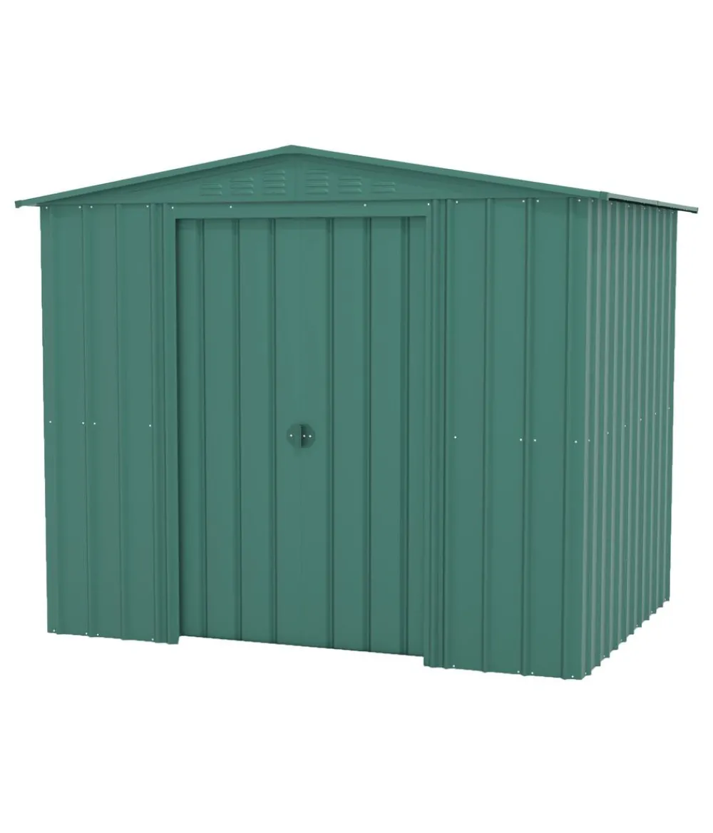Globel Gerätehaus Somnium 86, ca. B245/H198/T185 cm Dunkelgrün Sale