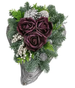 Dehner Grabschmuck & Grabgestaltung > Grabgesteck aus Rebe, , ca. B35/H25/T30 cm