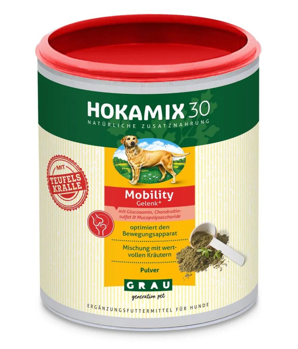 GRAU Nahrungsergänzung Für Tiere|Nahrungsergänzung Hund > Ergänzungsfuttermittel für Hunde Hokamix 30 Mobility Gelenk+ Pulver