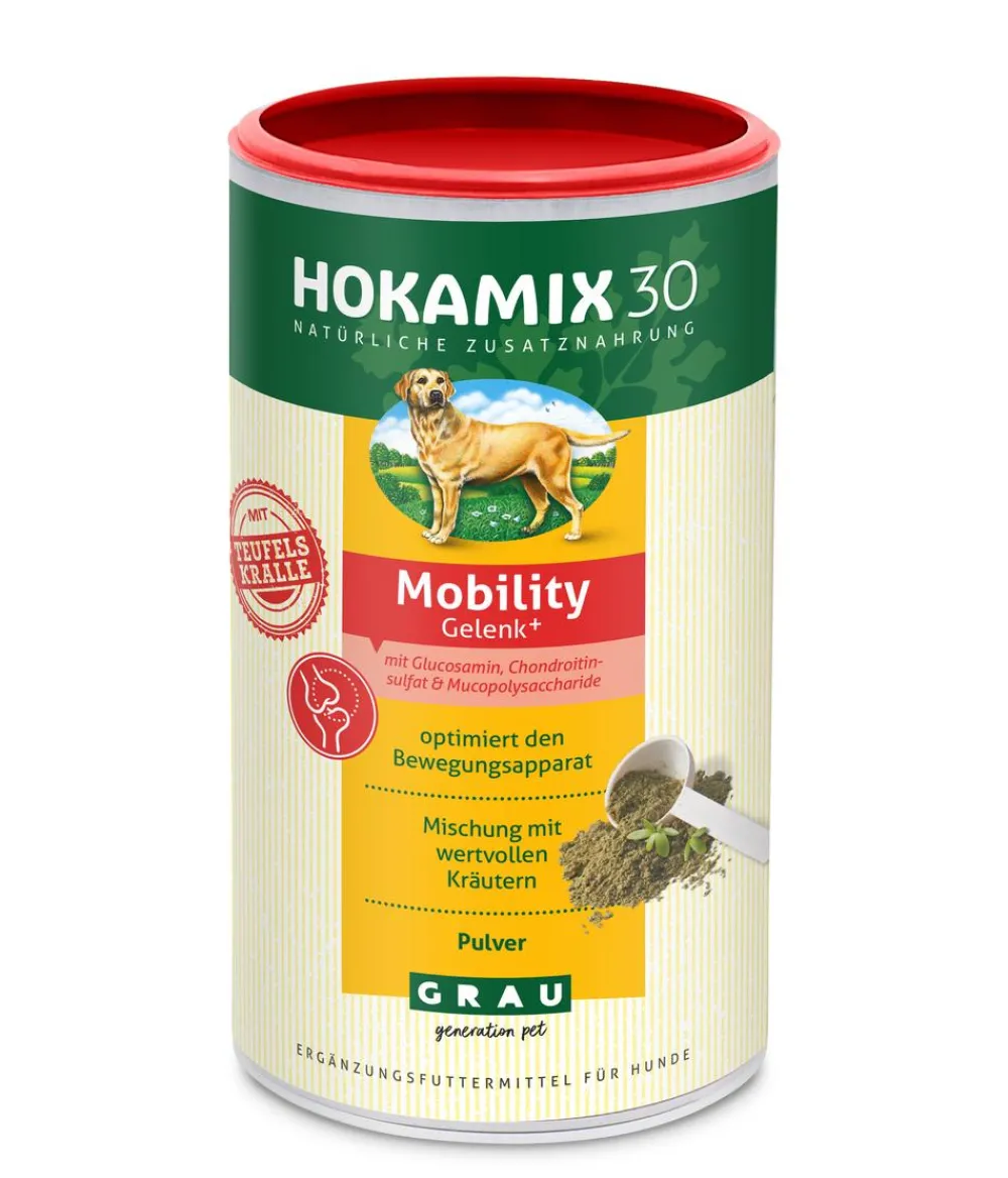 GRAU Ergänzungsfuttermittel für Hunde Hokamix 30 Mobility Gelenk+ Pulver