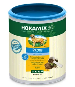GRAU Nahrungsergänzung Für Tiere|Nahrungsergänzung Hund - Ergänzungsfuttermittel für Katzen und Hunde Hokamix Skin & Shine