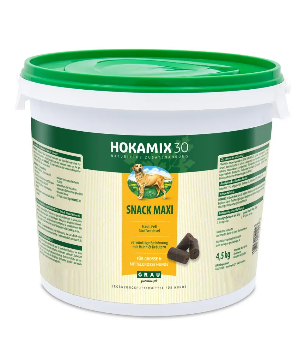 GRAU Nahrungsergänzung Für Tiere|Nahrungsergänzung Hund - Hundesnack Hokamix 30 Snack Maxi