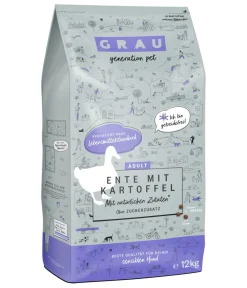 GRAU Trockenfutter Hund - Trockenfutter für Hunde Adult, Monoprotein 12 kg