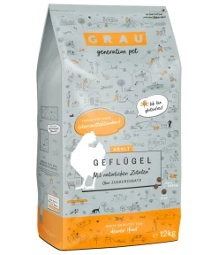 GRAU Trockenfutter Hund > Trockenfutter für Hunde Adult, 12 kg