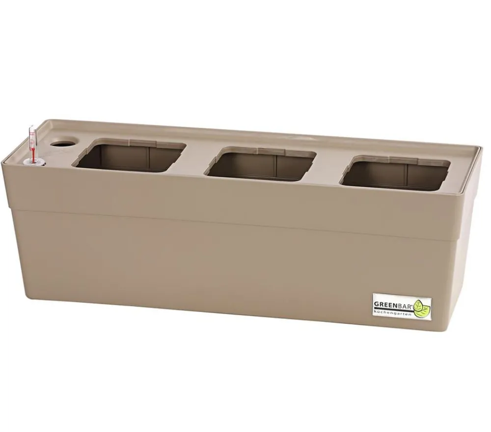 GREENBAR ® Kräuter-Sets|Greenbar-Kräuter > GREENBAR® Kräuterkasten, ca. B48/H15,5/T16 cm