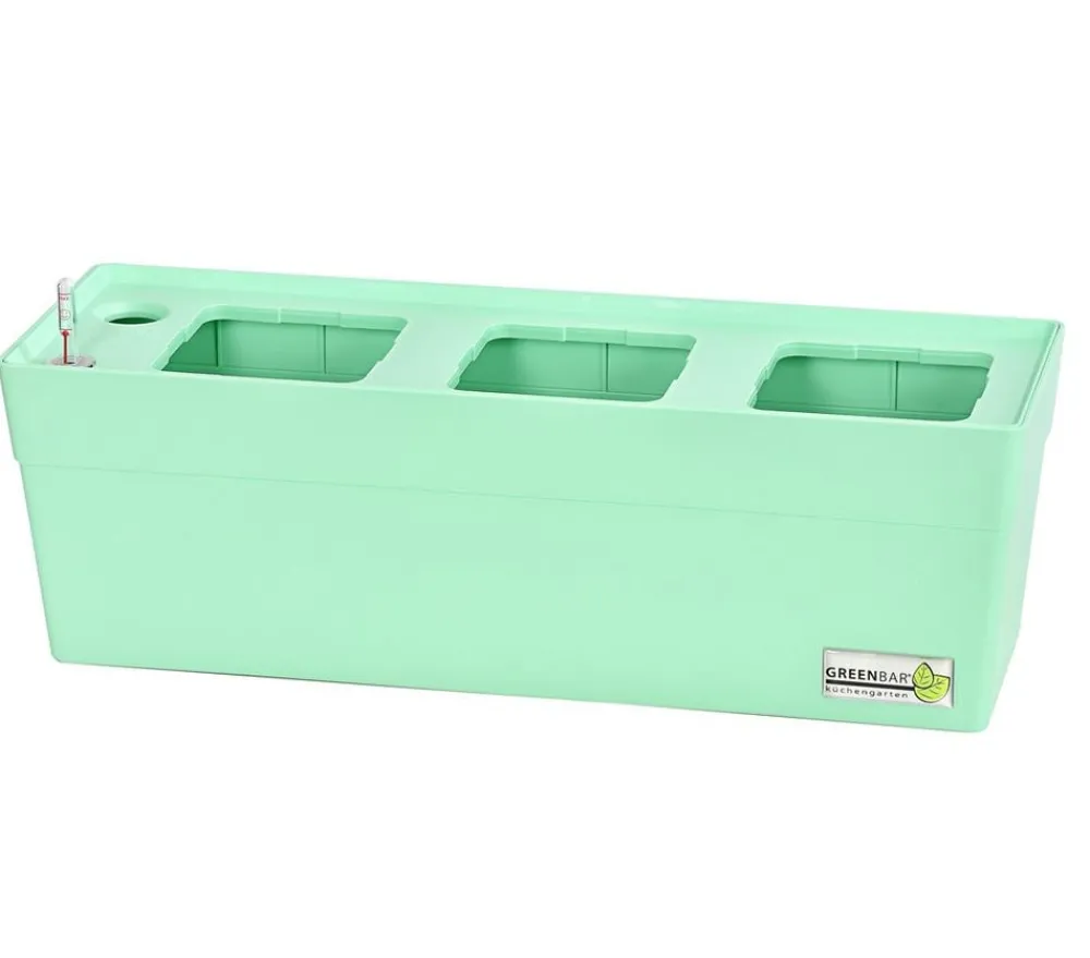 GREENBAR ® GREENBAR® Kräuterkasten, ca. B48/H15,5/T16 cm Türkis Best