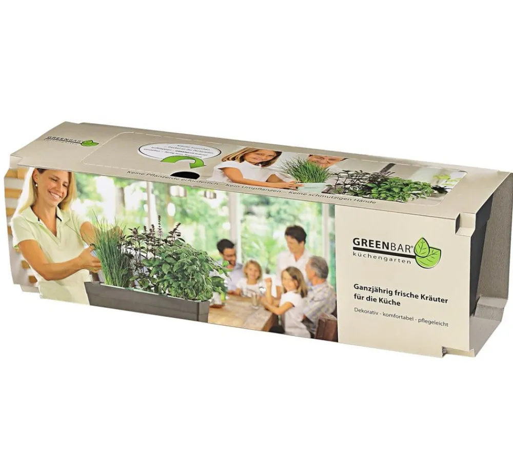 GREENBAR ® GREENBAR® Kräuterkasten, ca. B48/H15,5/T16 cm Türkis Best