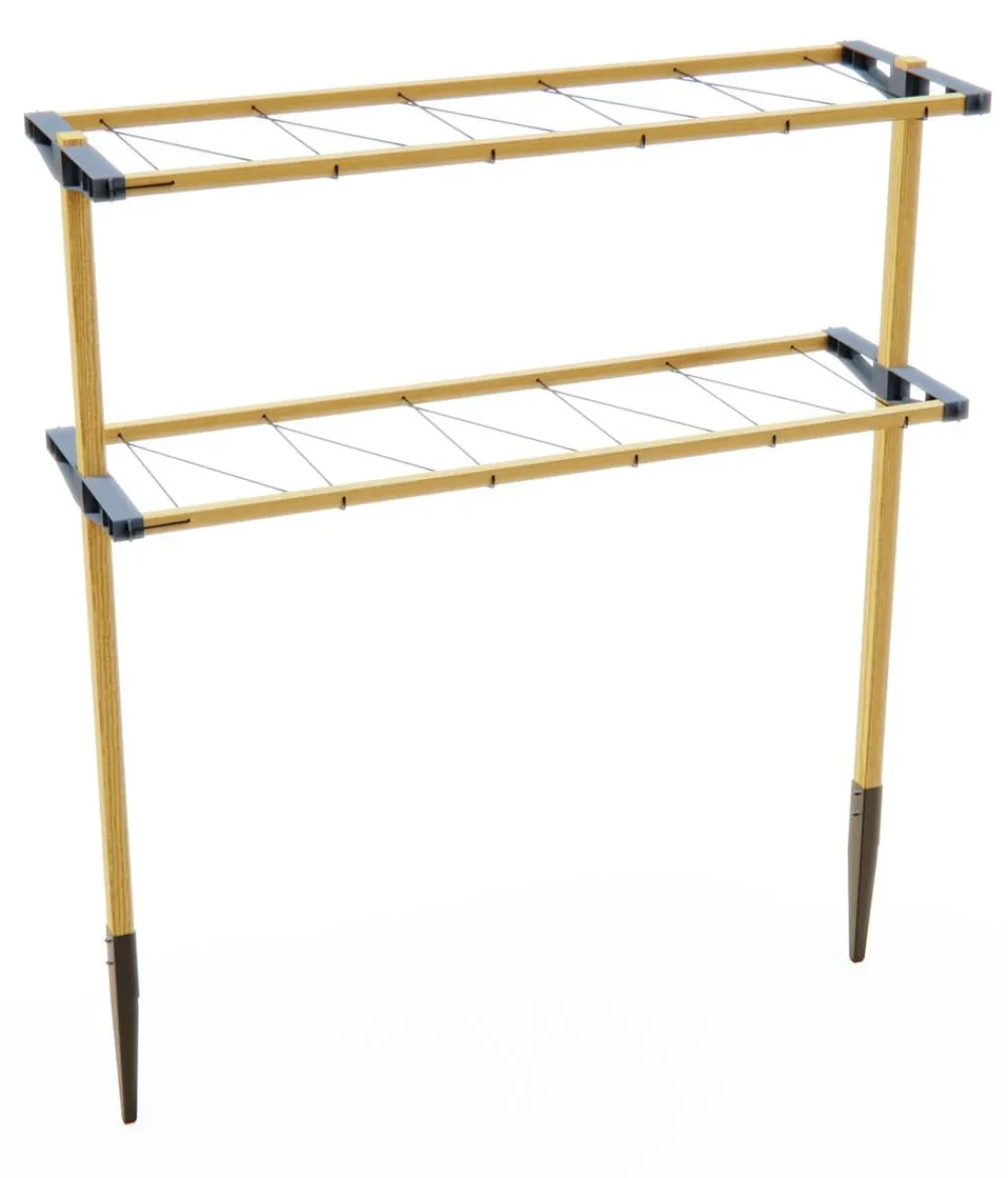 GUSTA GARDEN Rankgitter & Obelisken - Beeren-Rankhilfe Berry Buddy, ca. B119/H139/T35 cm Natur