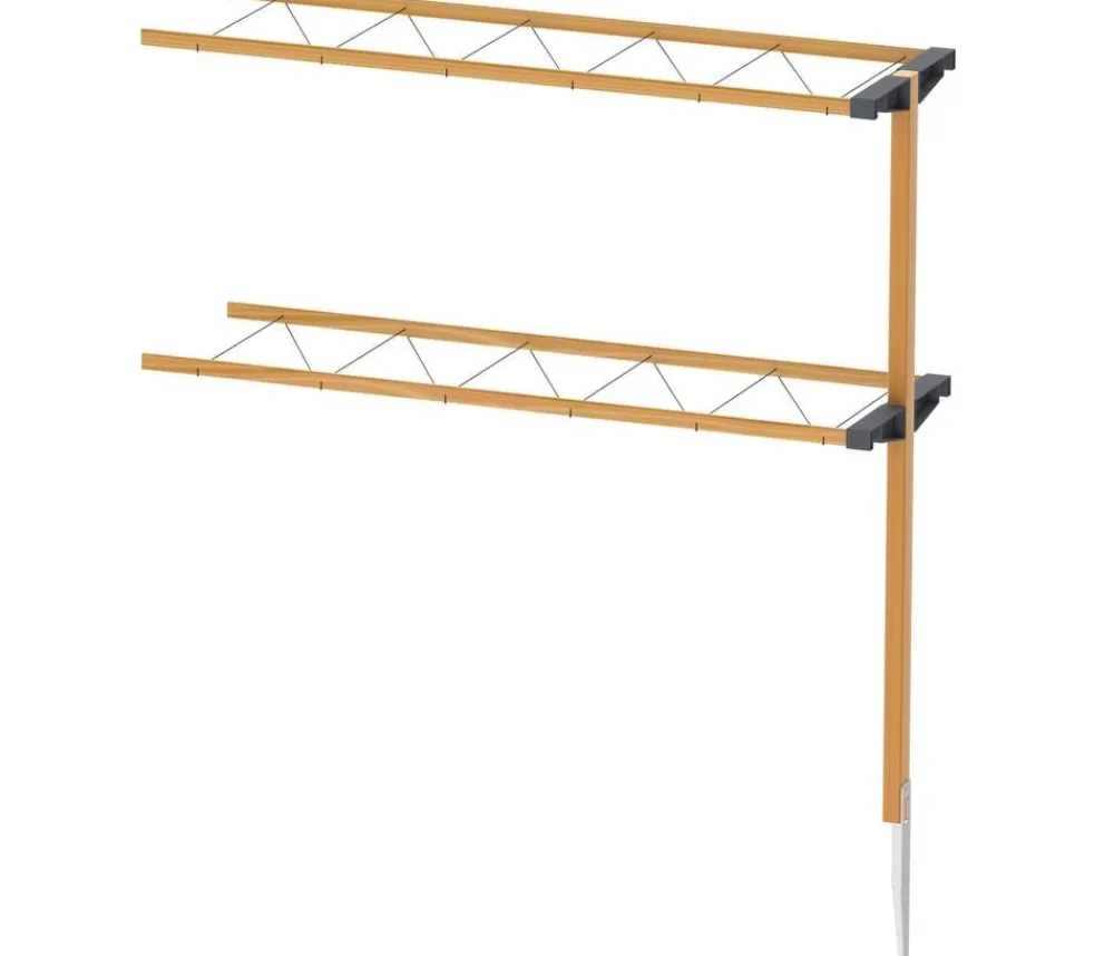 GUSTA GARDEN Rankgitter & Obelisken - Beeren-Rankhilfe Berry Buddy Erweiterung, ca. B119/H139/T35 cm Natur