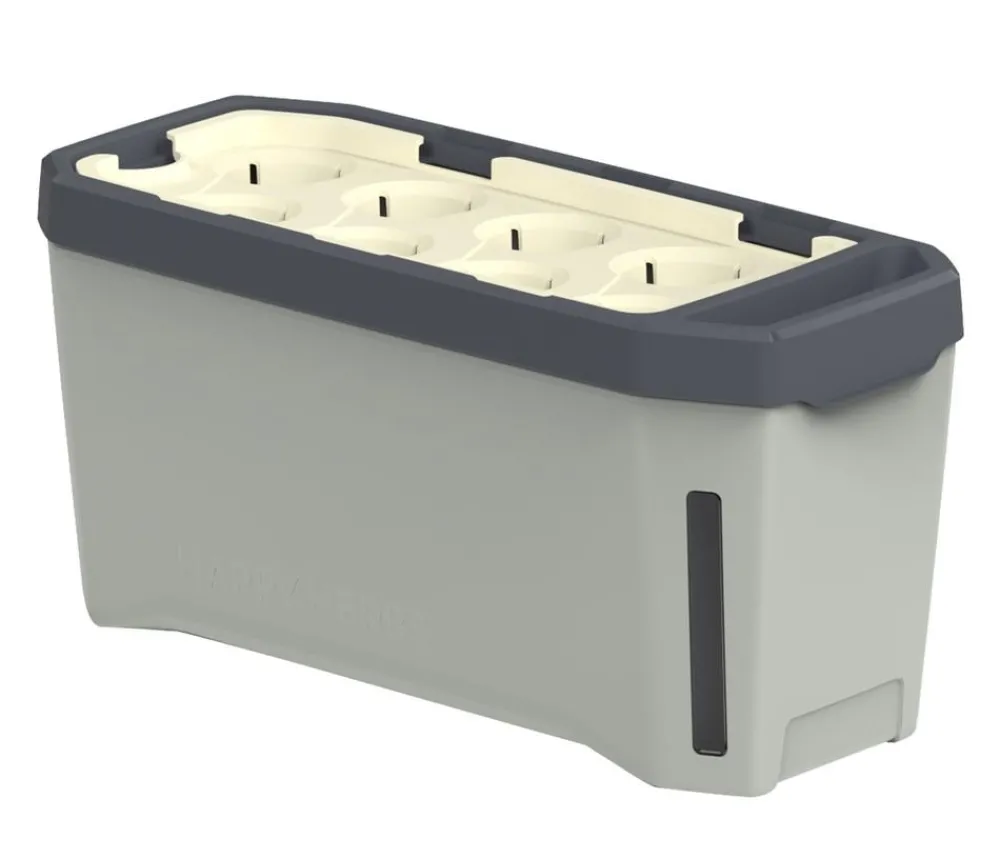GUSTA GARDEN Hydrosysteme|Blumentöpfe & Übertöpfe > Kräutertopf Harry Herbs, ca. B36/H16/T15 cm