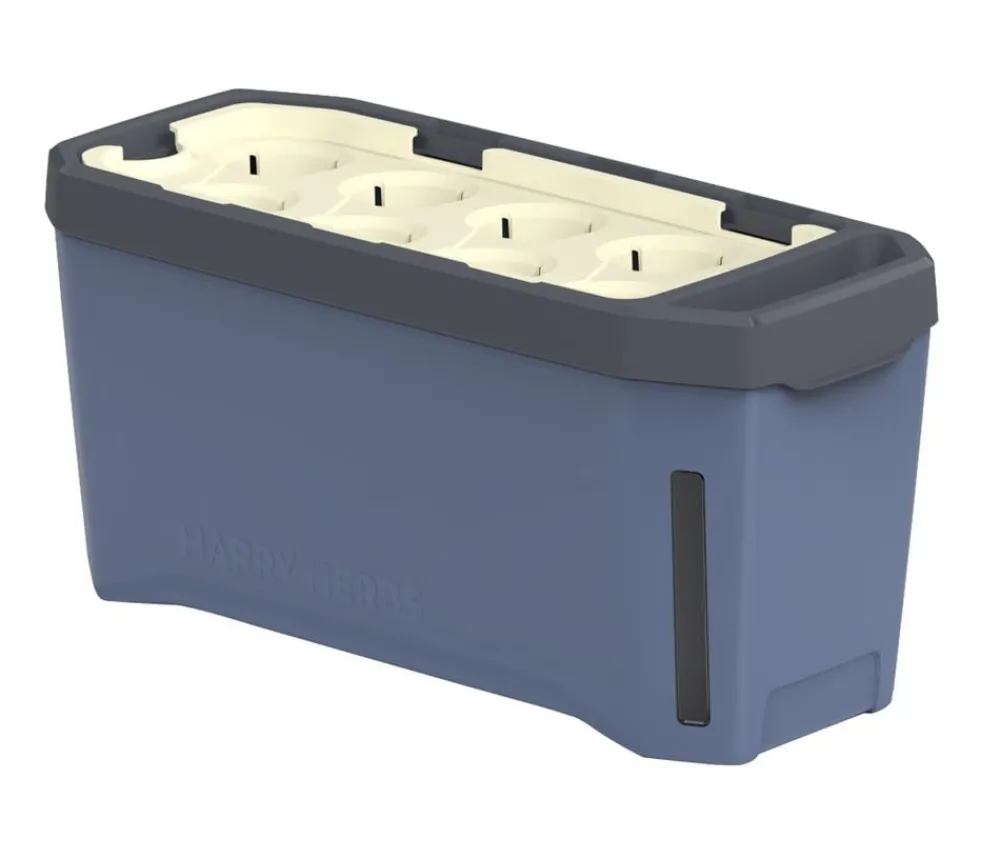 GUSTA GARDEN Kräutertopf Harry Herbs, ca. B36/H16/T15 cm Blau Best