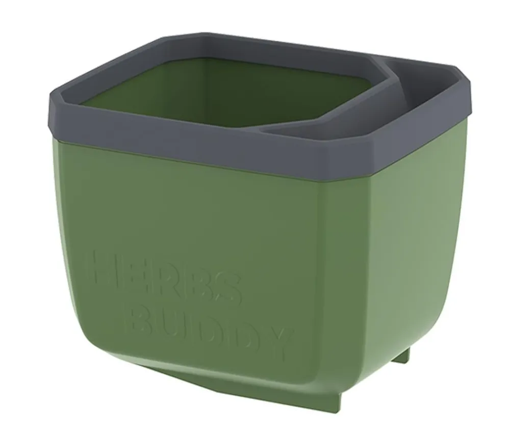 GUSTA GARDEN Hydrosysteme|Blumentöpfe & Übertöpfe > Kräutertopf Herbs Buddy, ca. B16/H14/T14 cm