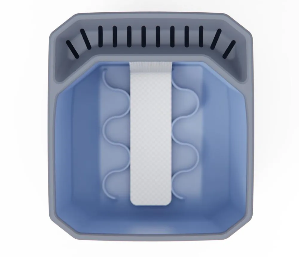 GUSTA GARDEN Hydrosysteme|Blumentöpfe & Übertöpfe - Kräutertopf Herbs Buddy, ca. B16/H14/T14 cm, 3er-Set Blau