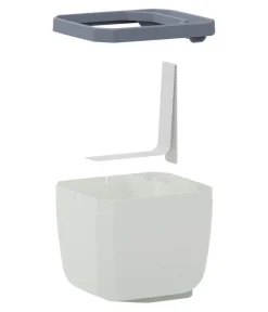 GUSTA GARDEN Hydrosysteme|Blumentöpfe & Übertöpfe - Kräutertopf Herbs Buddy, ca. B16/H14/T14 cm Hellgrau