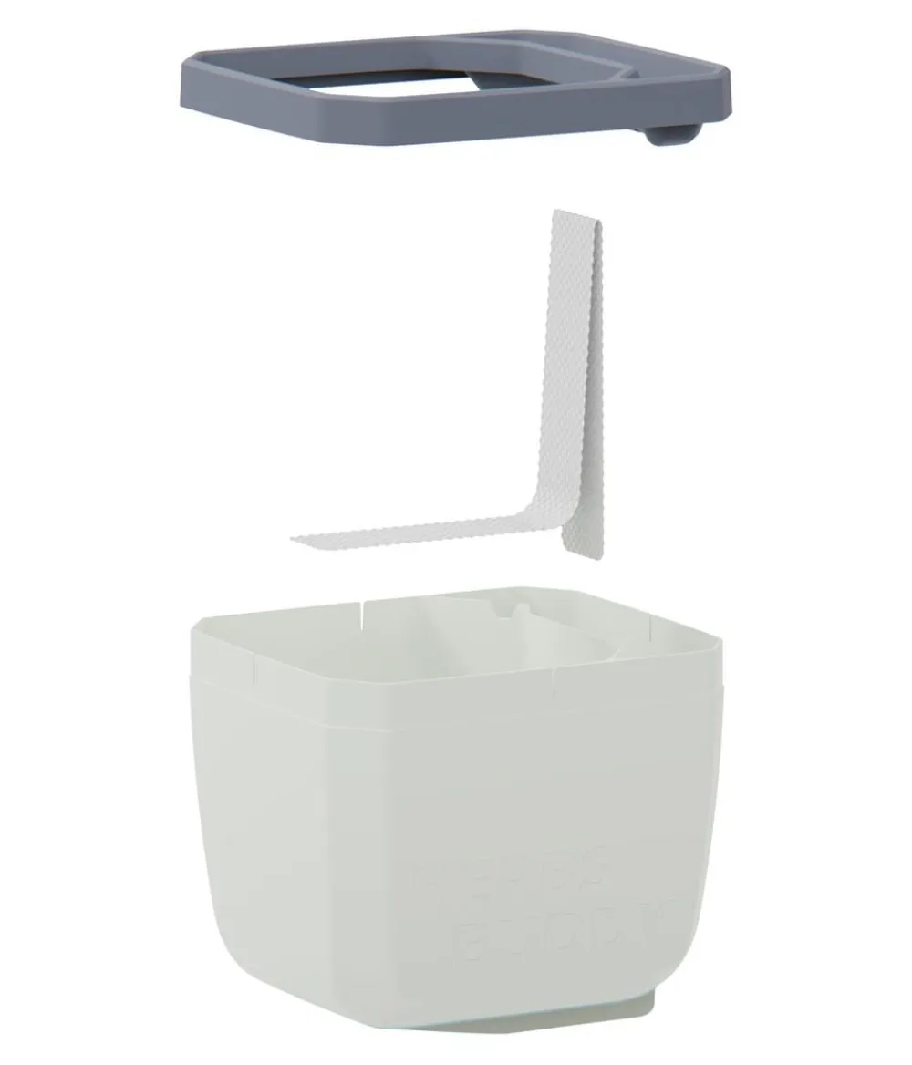 GUSTA GARDEN Hydrosysteme|Blumentöpfe & Übertöpfe - Kräutertopf Herbs Buddy, ca. B16/H14/T14 cm Hellgrau