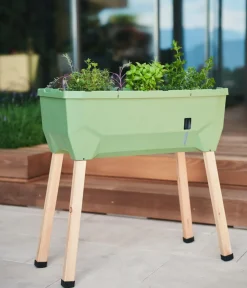 GUSTA GARDEN Mini-Hochbeet Sammy Salad, ca. B79/H75/T37,5 cm Dunkelgrün Discount