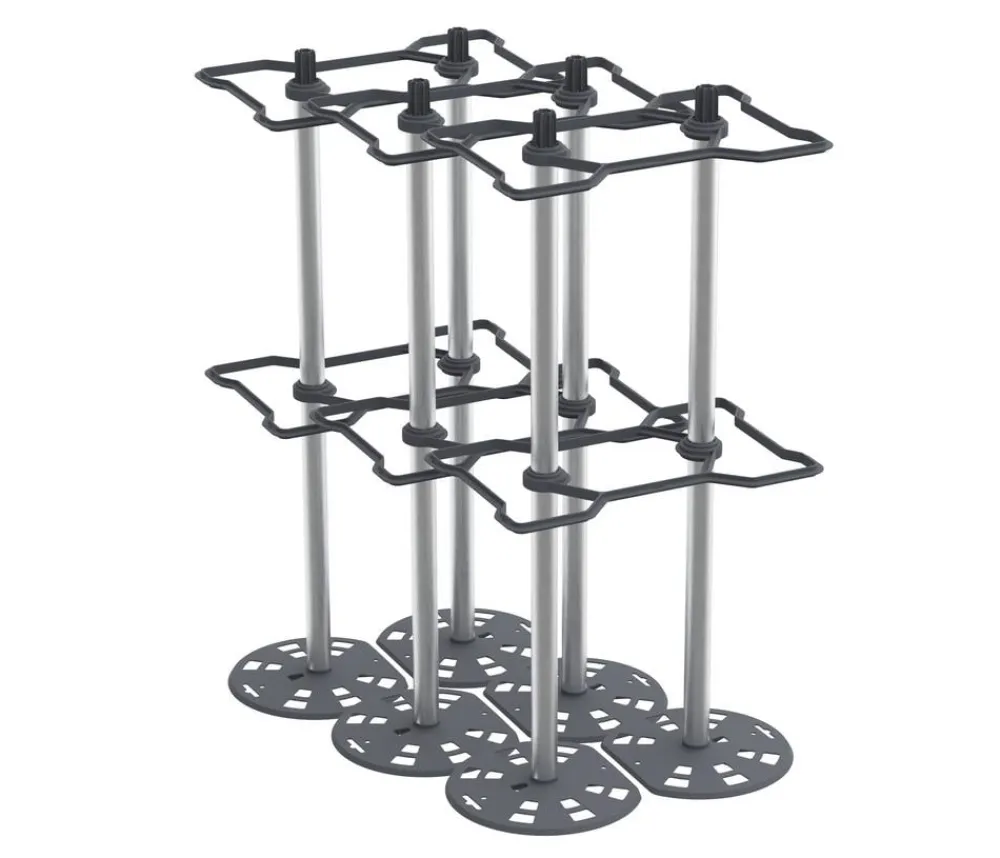 GUSTA GARDEN Rankgitter & Obelisken - Rankhilfe Chili Buddy, ca. B34/H64/T19 cm, 3er-Set