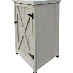 Habau Gartenschränke & Minigaragen - Gartenschrank, ca. B45/H91/T45 cm Grau