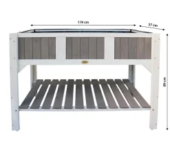 Habau Hochbeete & Frühbeete > Hochbeet Klara, ca. B119/H89/T57 cm