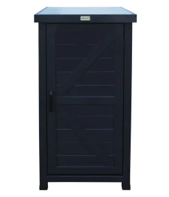 Habau Gartenschränke & Minigaragen - Holz-Gartenschrank Alan, , ca. B45/H91/T45 cm Anthrazit
