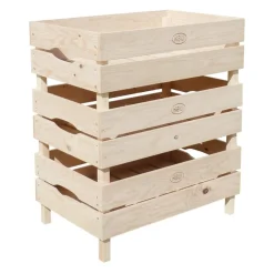 Habau Mehr Haushaltshelfer > Obst- und Gemüsekiste, 3er-Set