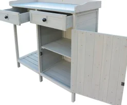 Habau Pflanztische - Pflanztisch, ca. B98/H95/T48 cm Grau