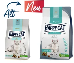 Happy Cat Trockenfutter Katze - Trockenfutter für Katzen Care Adult Light