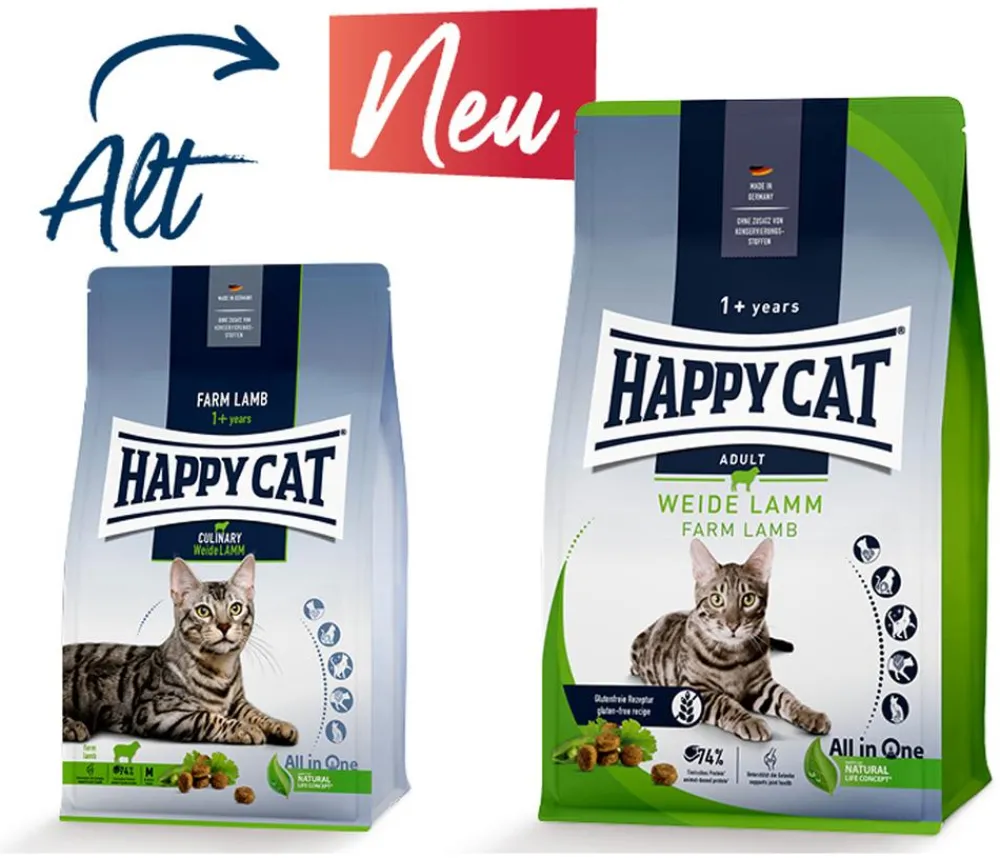 Happy Cat Trockenfutter für Katzen Culinary Adult New