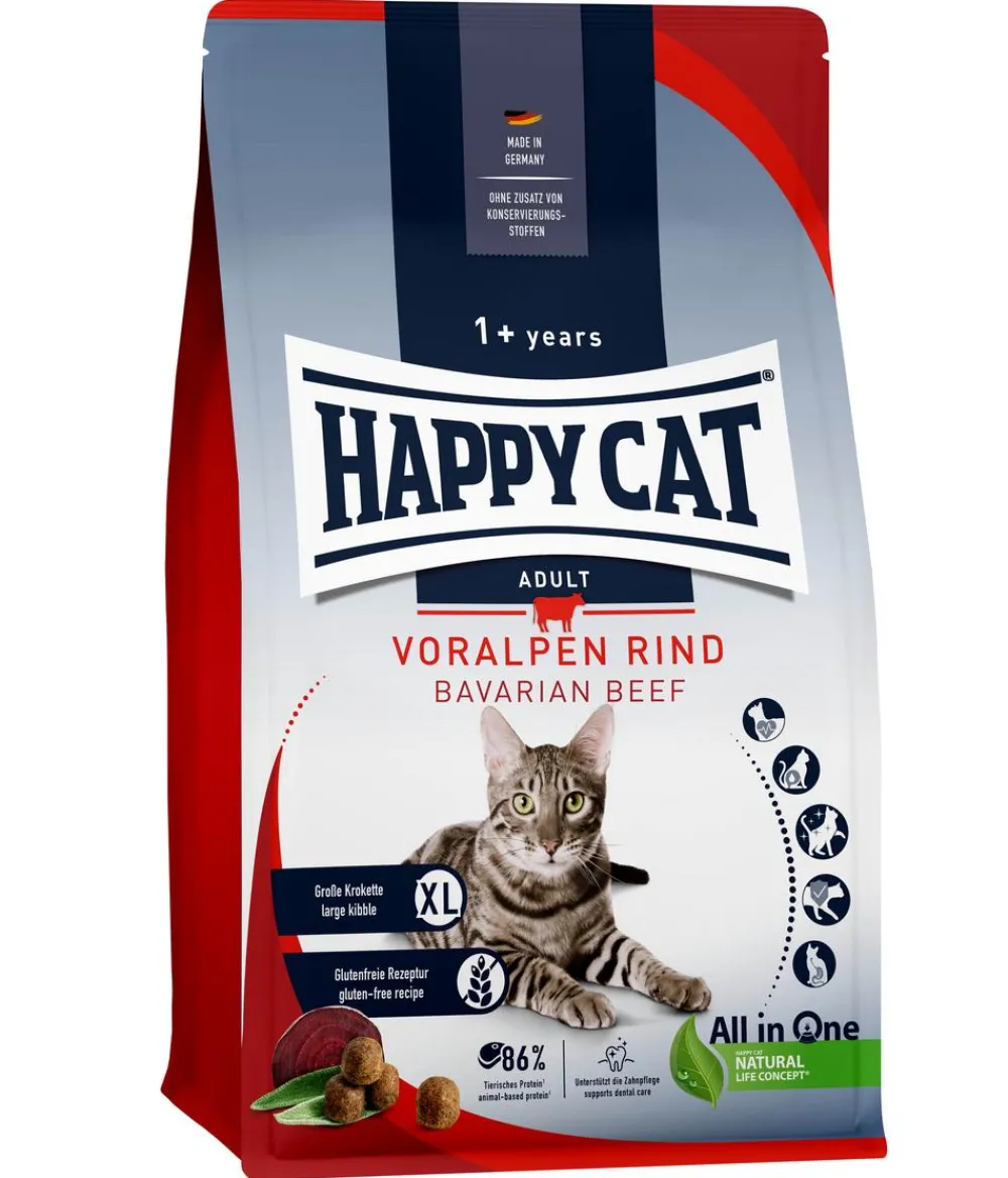 Happy Cat Trockenfutter Katze - Trockenfutter für Katzen Culinary Adult